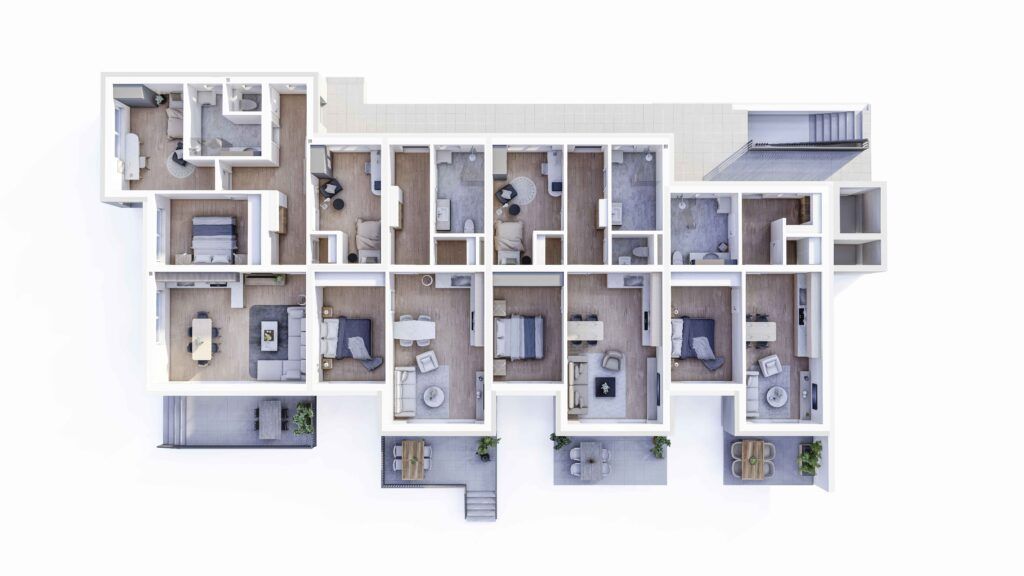 3d floor plan render